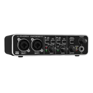 Behringer U-Phoria UM2 USB Audio Interface with XENYX Preamp for High-Quality Recording